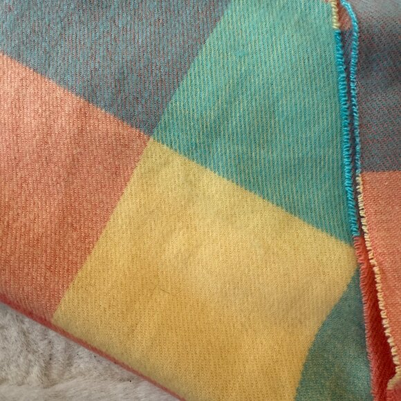 Easter Plaid checkered scarf - Picture 5 of 5